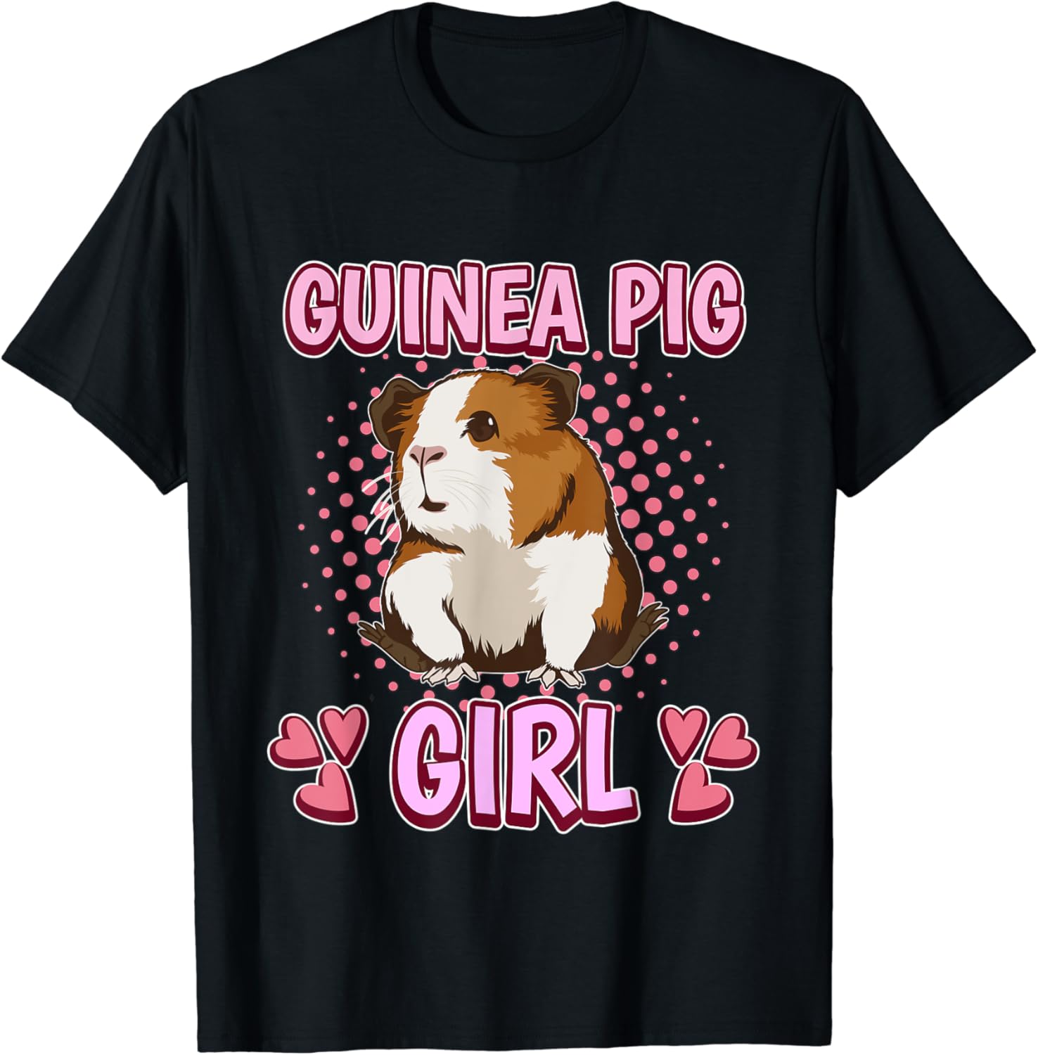 Womens Guinea Pig Girl Cavy Guinea Pigs TShirt Amazon.co.uk Clothing